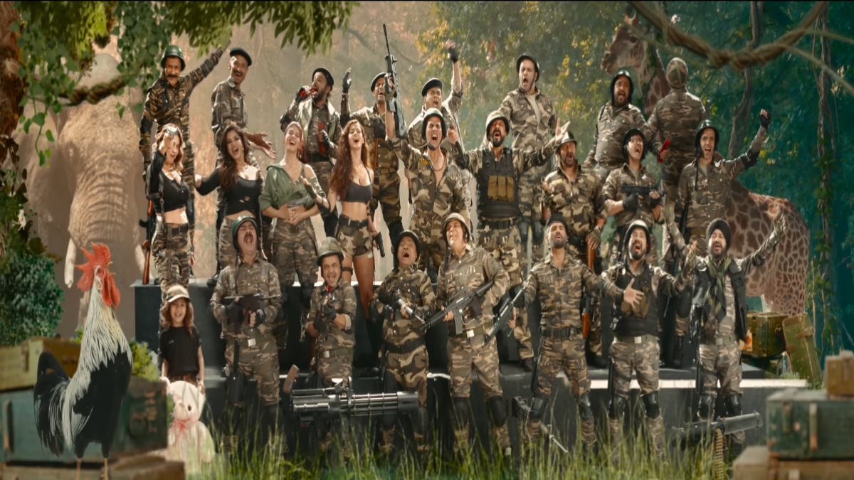 Akshay Kumar on the sets of Welcome To The Jungle as the film’s shoot wraps up